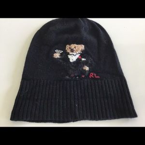 Ralph Lauren Polo Bear Knit Cap